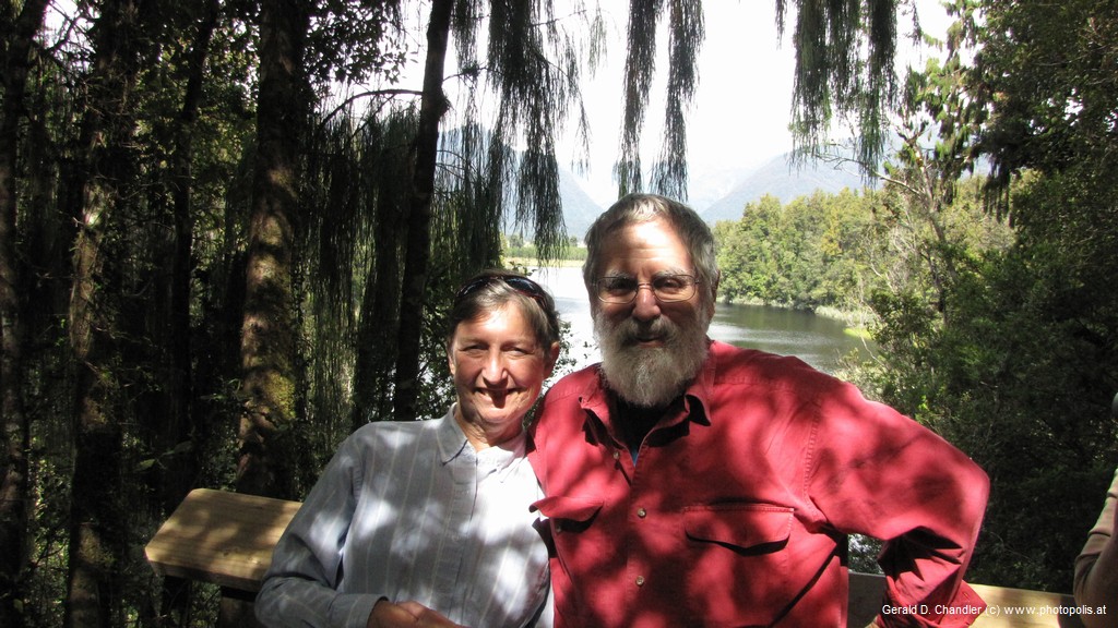 At Lake Matheson